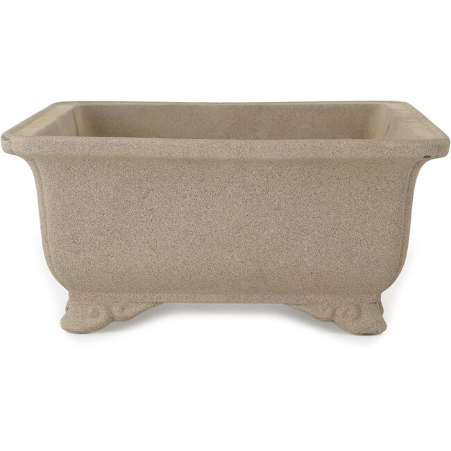 Maceta rectangular sin esmaltar para bonsái - 327 x 250 x 113 mm