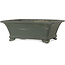 Rechteckiger, unglasierter Bonsai-Topf von Kyuhoen (Shunhosho) – 375 x 285 x 132 mm