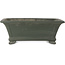 Rectangular unglazed bonsai pot by Kyuhoen (Shunhosho) - 375 x 285 x 132 mm
