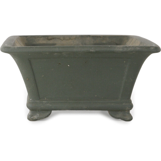 Vaso bonsai rettangolare non smaltato di Kyuhoen (Shunhosho) - 375 x 285 x 132 mm