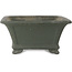 Rectangular unglazed bonsai pot by Kyuhoen (Shunhosho) - 375 x 285 x 132 mm