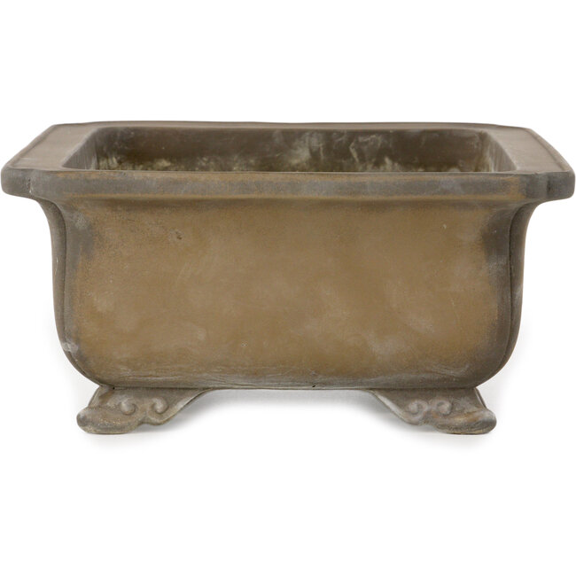 Maceta rectangular sin esmaltar para bonsái - 315 x 240 x 105 mm