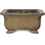 Rectangular unglazed bonsai pot - 315 x 240 x 105 mm