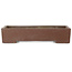 Maceta rectangular sin esmaltar para bonsái - 368 x 182 x 78 mm