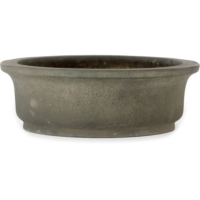 Vaso bonsai ovale non smaltato di Aiba Koyou - 417 x 365 x 118 mm