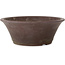 Runder, unglasierter Bonsai-Topf – 373 x 373 x 138 mm