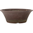 Ronde, ongeglazuurde bonsaipot - 373 x 373 x 138 mm