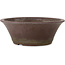 Ronde, ongeglazuurde bonsaipot - 373 x 373 x 138 mm