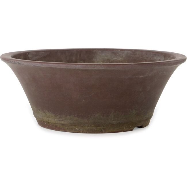 Runder, unglasierter Bonsai-Topf – 373 x 373 x 138 mm