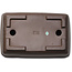 Rectangular unglazed bonsai pot by Yamaaki Toshio (third generation) - 330 x 210 x 123 mm