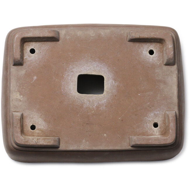 Maceta rectangular sin esmaltar para bonsái - 325 x 240 x 115 mm