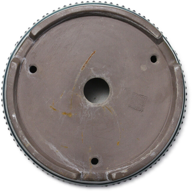 Runder, türkisfarbener Bonsaitopf – 215 x 215 x 73 mm