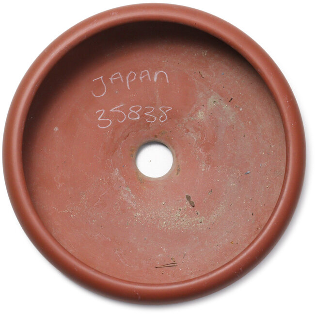 Maceta redonda sin esmaltar para bonsái - 250 x 250 x 75 mm