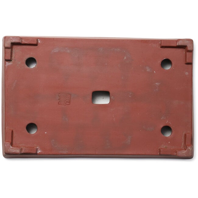 Maceta rectangular sin esmaltar para bonsái - 340 x 215 x 47 mm