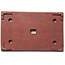 Rectangular unglazed bonsai pot - 340 x 215 x 47 mm