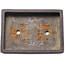 Pot à bonsaï rectangulaire non émaillé - 303 x 218 x 65 mm