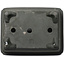 Pot à bonsaï rectangulaire non émaillé de Toshun - 310 x 237 x 115 mm