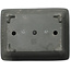 Pot à bonsaï rectangulaire non émaillé de Kyuhoen (Shunhosho) - 375 x 285 x 132 mm