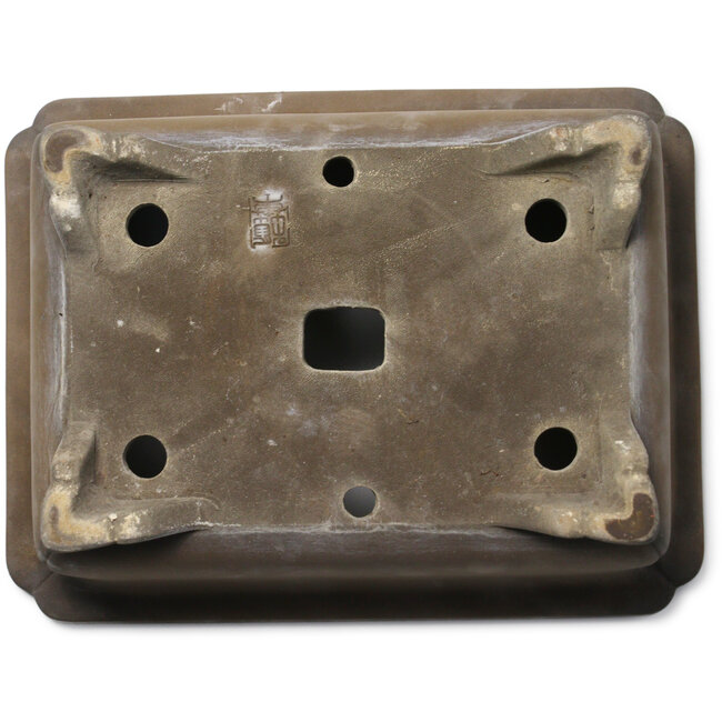 Rectangular unglazed bonsai pot - 315 x 240 x 105 mm