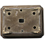 Pot à bonsaï rectangulaire non émaillé - 315 x 240 x 105 mm