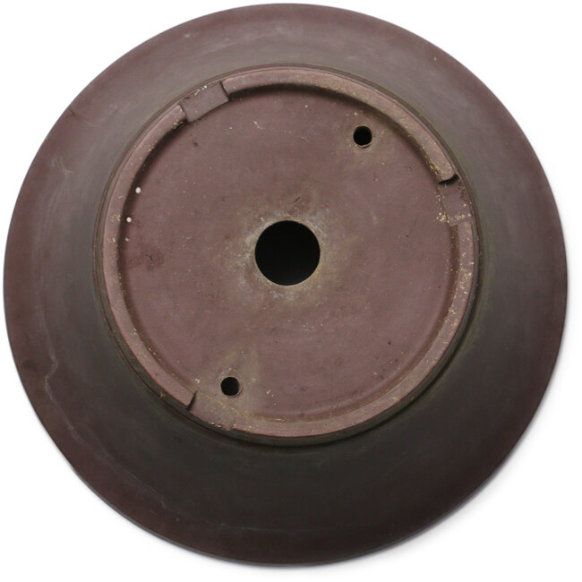 Ronde, ongeglazuurde bonsaipot - 373 x 373 x 138 mm