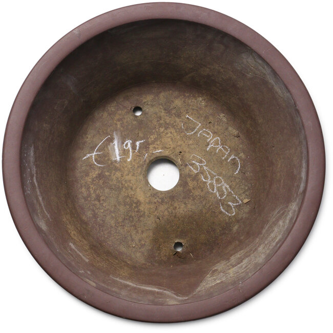 Pot à bonsaï rond non émaillé - 373 x 373 x 138 mm