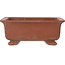 Rectangular unglazed bonsai pot - 222 x 175 x 90 mm