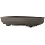 Vaso bonsai ovale non smaltato di Yamaaki Toshio (terza generazione) - 395 x 277 x 70 mm