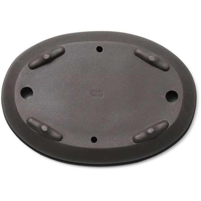 Pot à bonsaï ovale non émaillé de Yamaaki Toshio (troisième génération) - 395 x 277 x 70 mm