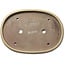 Ovale, gebroken witte bonsaipot - 660 x 470 x 85 mm