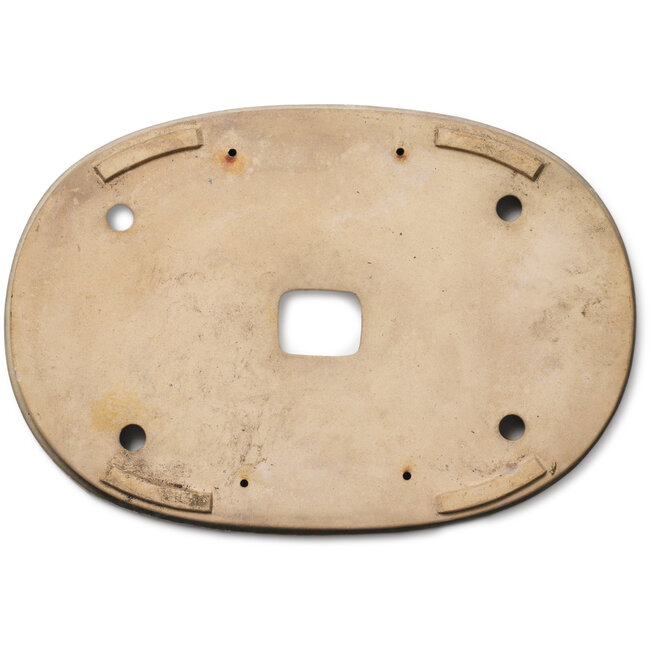 Pot à bonsaï ovale blanc cassé - 410 x 280 x 33 mm