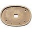 Pot à bonsaï ovale blanc cassé - 410 x 280 x 33 mm