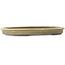 Oval off-white bonsai pot - 565 x 405 x 58 mm