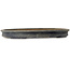 Oval blue bonsai pot by Seizan (Reihou, Kataoka Katsushi, master Seizan kiln) - 660 x 490 x 75 mm