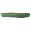 Vaso bonsai ovale verde di Yamafusa - 550 x 395 x 63 mm