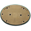 Maceta ovalada verde para bonsái de Yamafusa - 550 x 395 x 63 mm