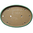 Maceta ovalada verde para bonsái de Yamafusa - 550 x 395 x 63 mm