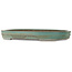 Oval turquoise bonsai pot by Kakuzan - 562 x 405 x 65 mm
