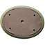 Maceta ovalada verde para bonsái de Yohen - 560 x 420 x 63 mm