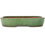 Ovale groene bonsaipot van Shuhou - 473 x 360 x 85 mm