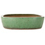 Ovale groene bonsaipot van Shuhou - 473 x 360 x 85 mm