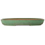 Ovale groene bonsaipot van Yamafusa - 465 x 330 x 58 mm