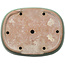Oval green bonsai pot by Yamafusa - 410 x 317 x 82 mm
