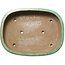 Maceta ovalada verde para bonsái de Shuhou - 473 x 360 x 85 mm