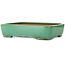 Rechthoekige groene bonsaipot van Yamafusa - 415 x 305 x 90 mm