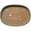 Ovale groene bonsaipot van Shuhou - 480 x 345 x 70 mm