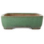 Maceta rectangular verde para bonsái de Yamafusa - 415 x 305 x 90 mm