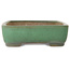 Rechthoekige groene bonsaipot van Yamafusa - 415 x 305 x 90 mm