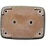 Pot à bonsaï rectangulaire vert de Yamafusa - 415 x 305 x 90 mm