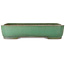 Rectangular green bonsai pot by Yamafusa - 472 x 345 x 100 mm